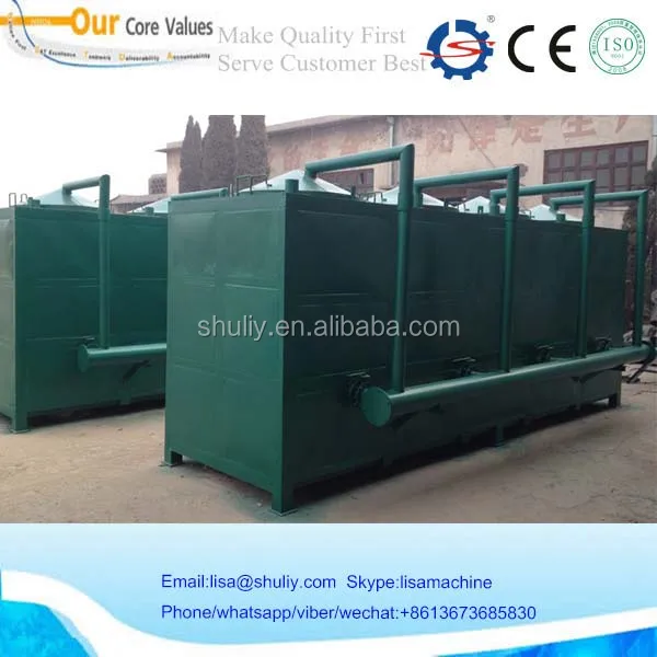 Eco-friendly self-ignite 1500kg/24h sawdust briquette charcoal making oven with factory price