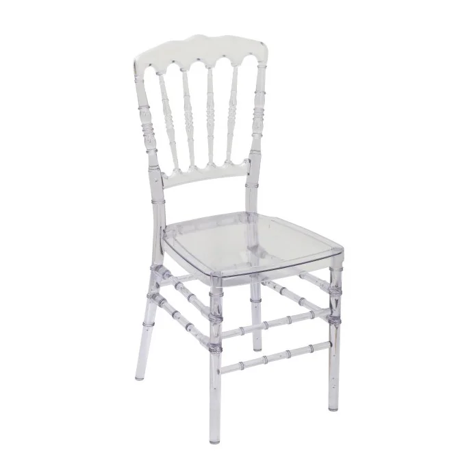 china manufacturer modern transparent wedding napoleon chair