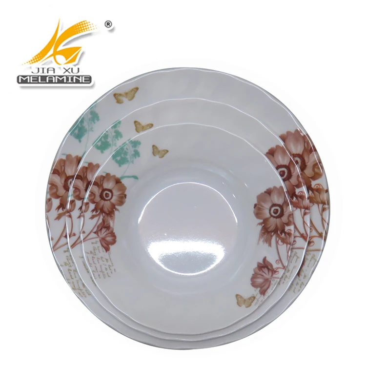 
Wholesale high quality food grade division melamine deep plate 