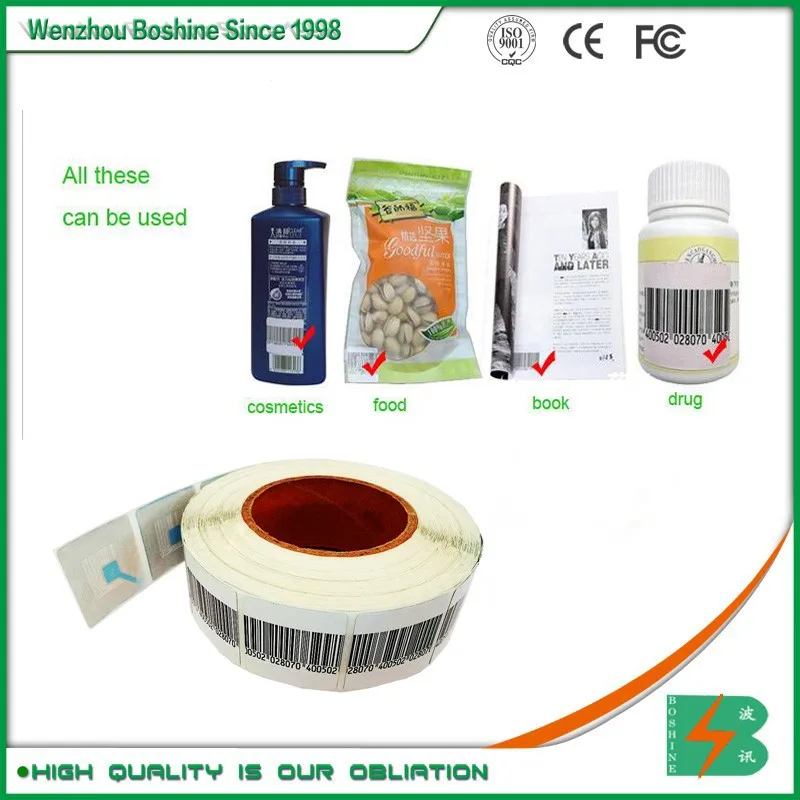 Boshine eas label Косметика 8.2 мГц EAS Радиочастотной РФ Мягкий ярлык