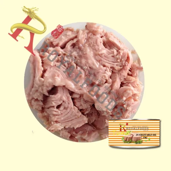 
Hot sales canned tuna fish Halal Certificate Canned Seafood for thailand export tuna fish 