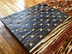 American Flag Patriotic 14 x 24 Wood Pallet Wall Art Sign Plaque