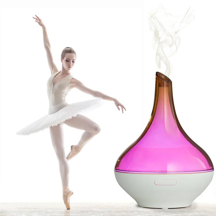 Hot sell home led light lamp air purifier essences aromatherapy ultrasonic aroma mist essential oil humidifier diffuser factory