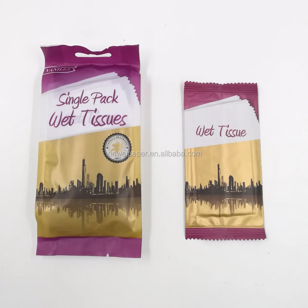 
Hot product beauty design lemon scented wet wipes wet towel 