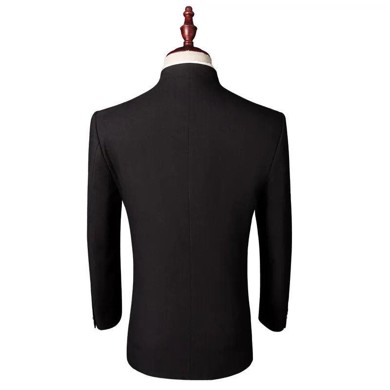 Топовый брендовый Китайский стильный пиджак и брюки, мужские дизайнерские деловые костюмы туники