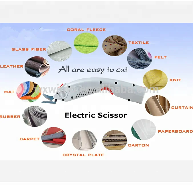
Wireless Rechargeable Power Rubber Cutting Electric Cutter 370g Electric Scissors 