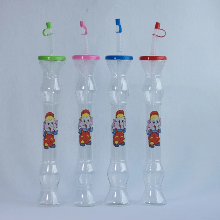 450ml Smoothie Plastic Cups With Lids and Straws