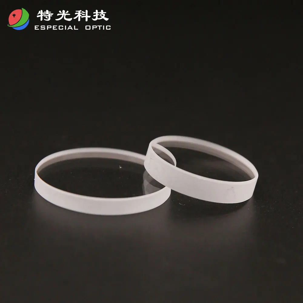 T>90% uncoated clear optical glass caf2/MgF2/BK7/Fused Silica protective window
