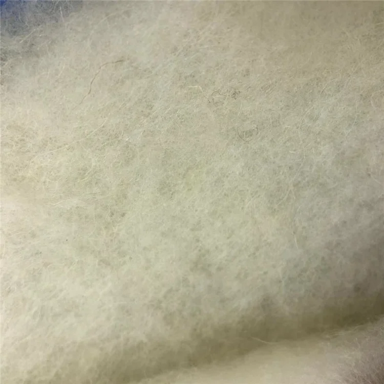 
wholesale double sided white microfiber bamboo cotton quilt batting women quilted thermal insulation fabric in cotton material 
