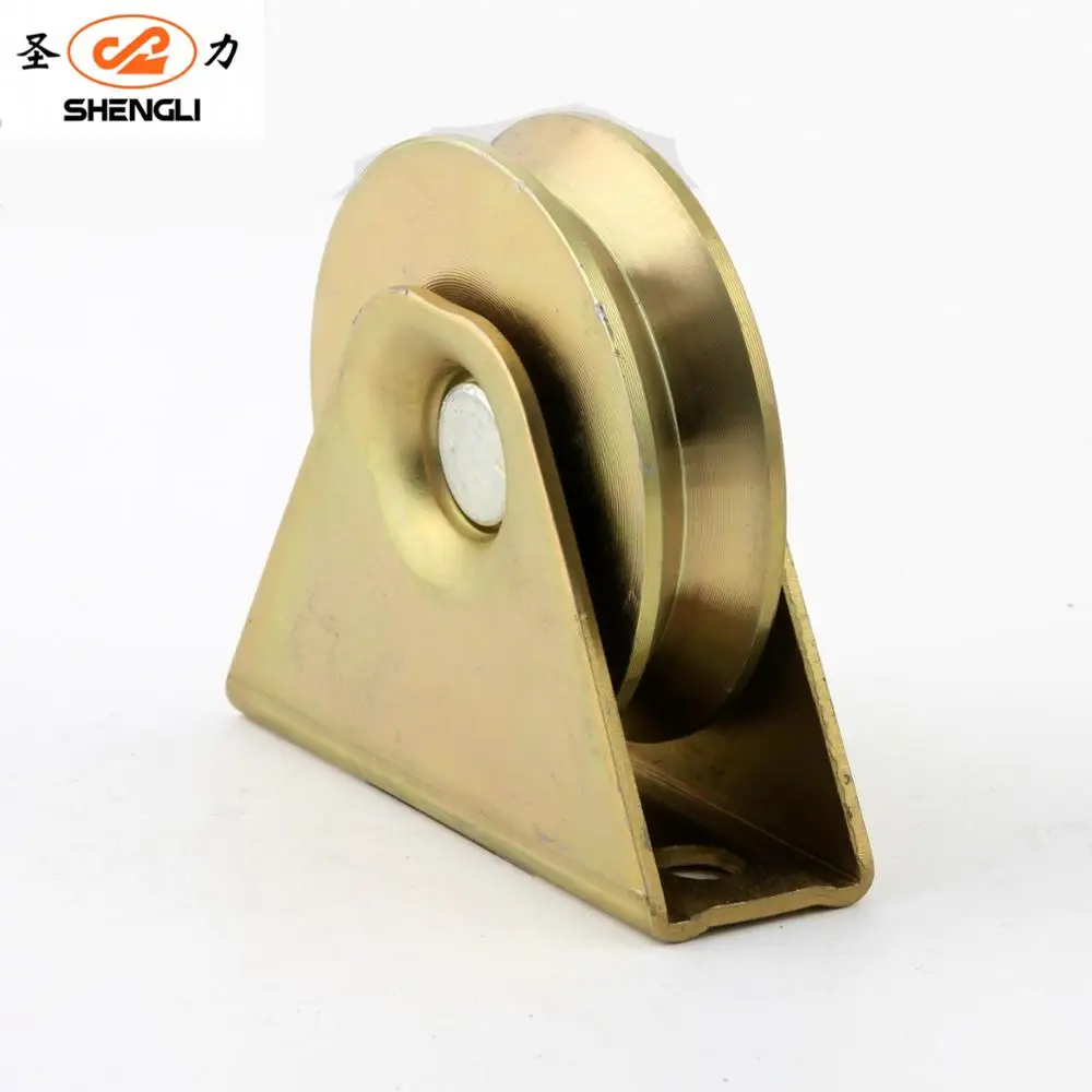 hot and popular Sliding gate triangular roller wheel pulley groove u/v/y type in jinhua