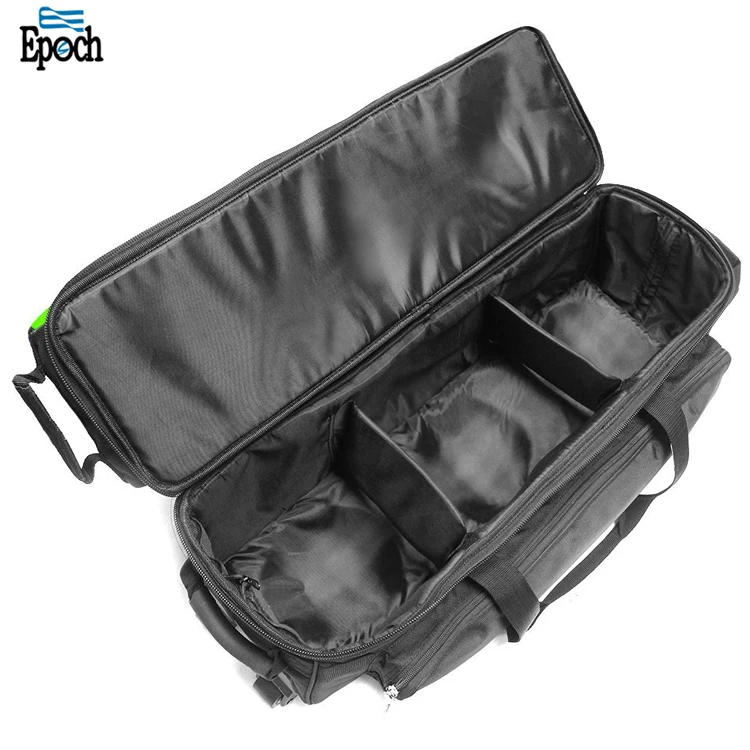 Heavy duty design durable lightweight 1680D plus backpacks for bowling bag with wheels in bulk