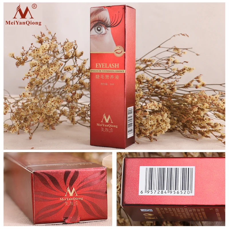 Травяное лечение для роста ресниц MeiYanQiong, жидкая сыворотка, лечение натуральных ресниц, удлинение ресниц