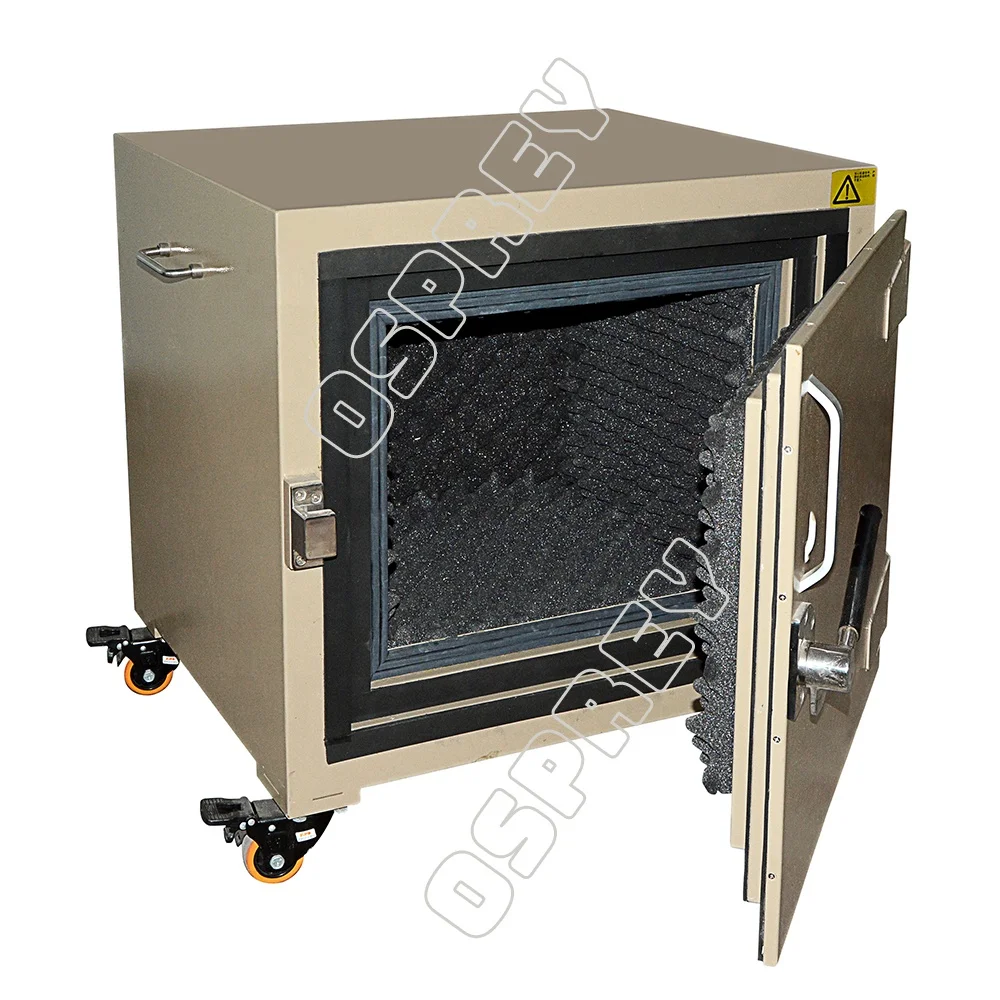 (L)340x (W)x440x (H)340mm Affordable movable soundproof box for mobile phone test Shield Box test sound sensitivity