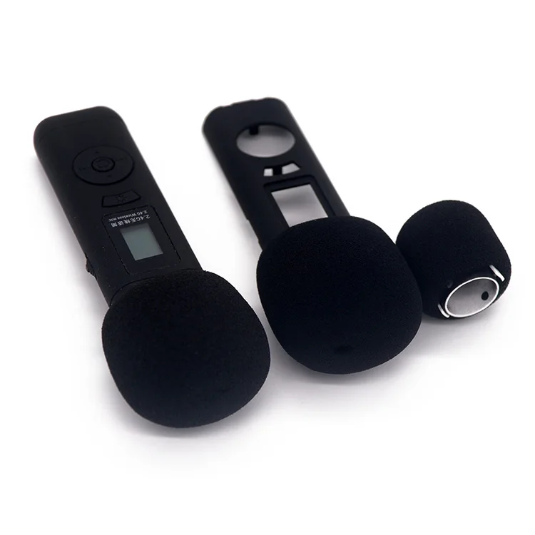 High Quality Black Customized Sponge Cover Headset Microphone Foam