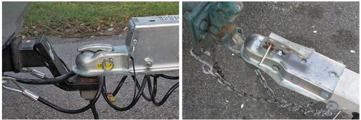 Taizhou Tengfei 3500lbs Trailer Tow Hitch Ball Coupler, trailer coupling, trailer ball connector