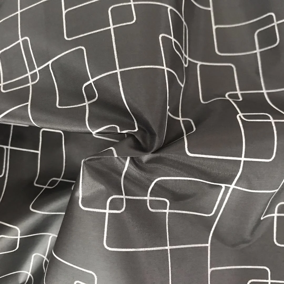 
190T Polyester Taffeta Cheap Printed Lining Fabric PA Coated For Bag Bangladesh Market 