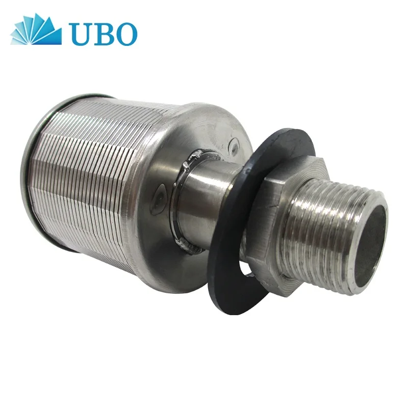 High Quality SS Water And Gas Filter Johnson Slotted Strainer Nozzle Screen