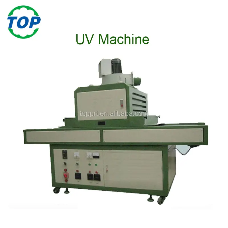 Flat UV varnish drying machine with Conveyer Belt