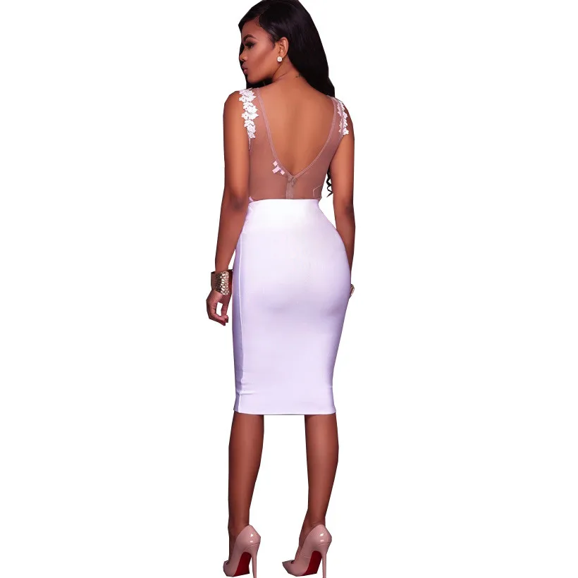 Sexy Black Lace Bodysuit Women Mesh Jumpsuits Romper Backless Embroidery Ladies Body  Shorts Playsuits club wear