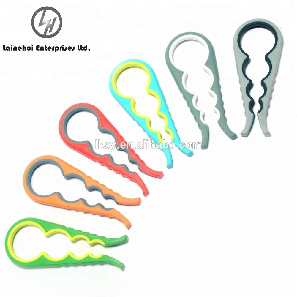 Popular 4 in 1 Plastic Can Jar Opener Efficient Multi-Use Kitchen Tool