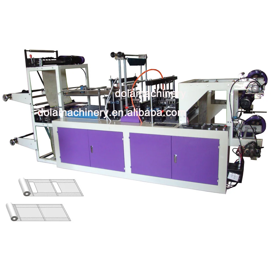 Polythene Plastic Garbage Bag Roll Making Machine
