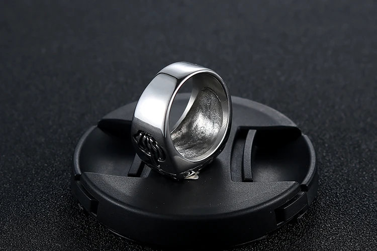 Крутое винтажное мужское кольцо в стиле панк-рок-ролл кольцо из титановой нержавеющей стали FTW
