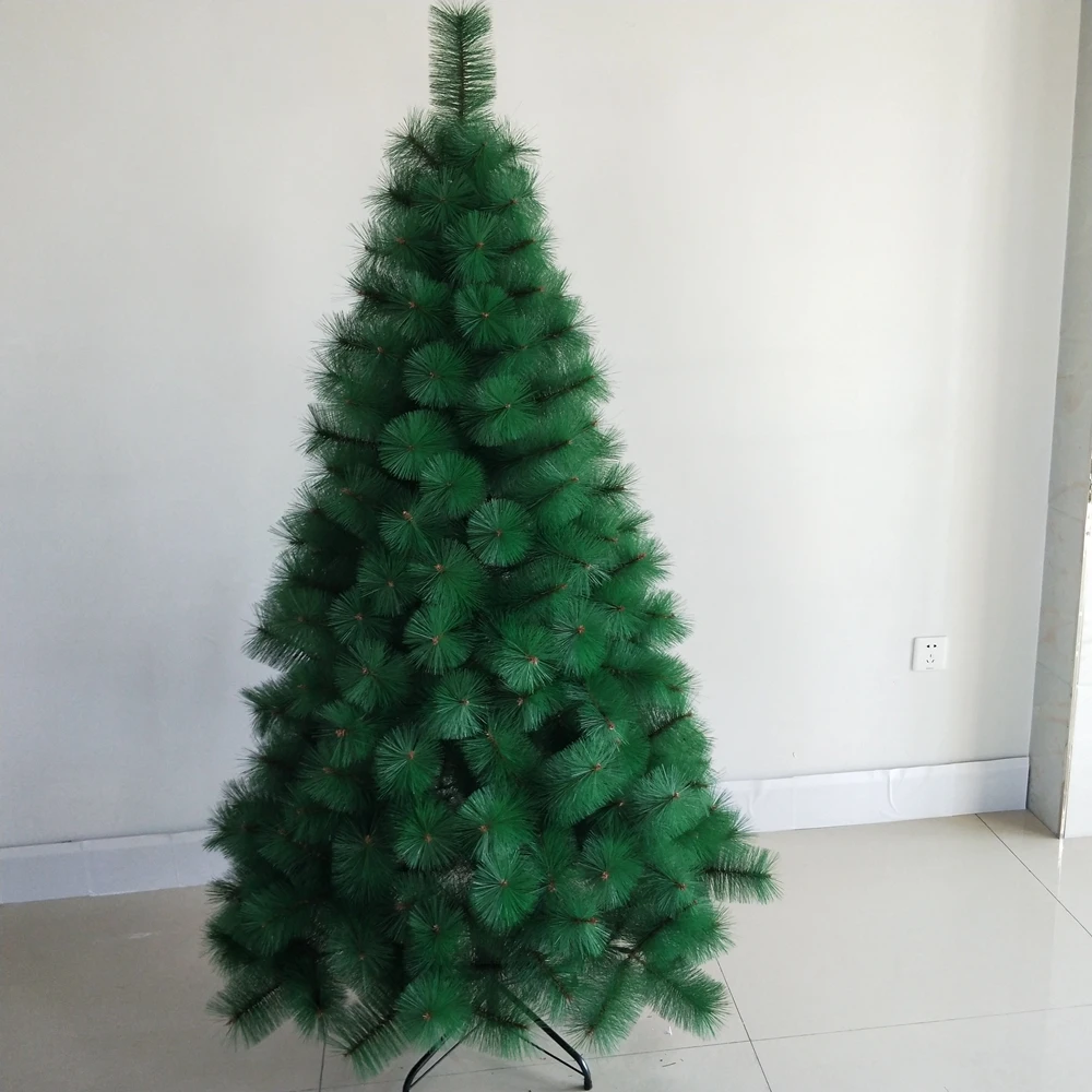 
1.8M Simulation pine needle tree fiber optic pine needle christmas tree xmas ornament pine tree 
