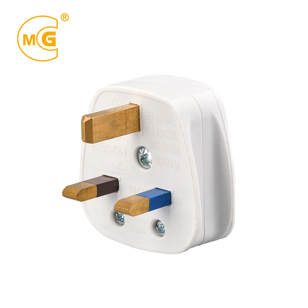 Bakelite british BS 220 volt electrical power 15 amp 3 pin top plug