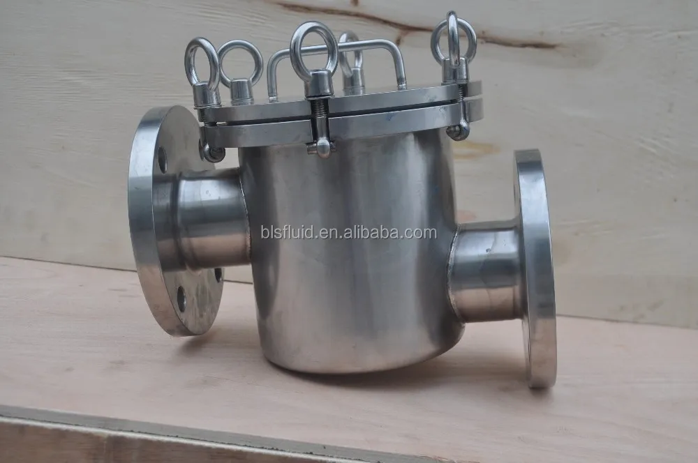 chocolate Magnetic filter, butter stainless steel basket strainer/industrial filter for food, cosmetics(Clamped and flanged)