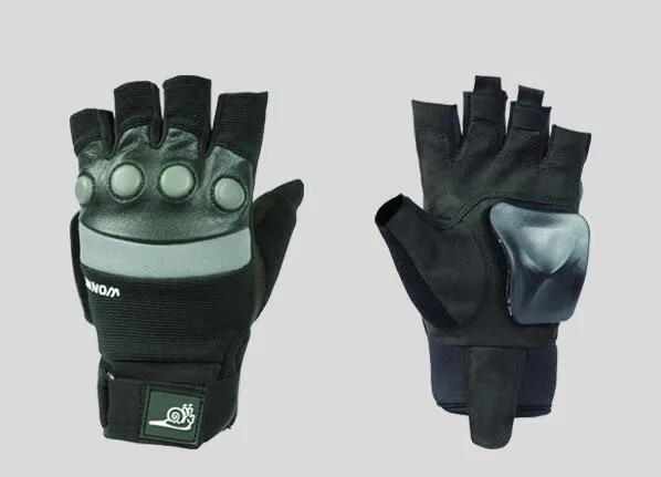 Custom Wholesale Manufacturer Hired Hands Skateboarding Wrist Guard Skating Gloves