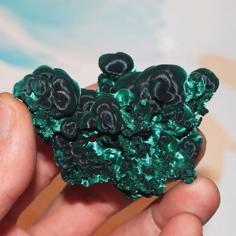 High Quality  Natural Rock High Quality Malachite Crystal Rough Stones For Sale