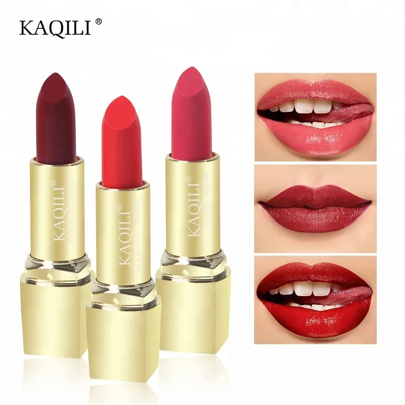 Personalized cheap kiss proof waterproof glitter lip stick lipstick