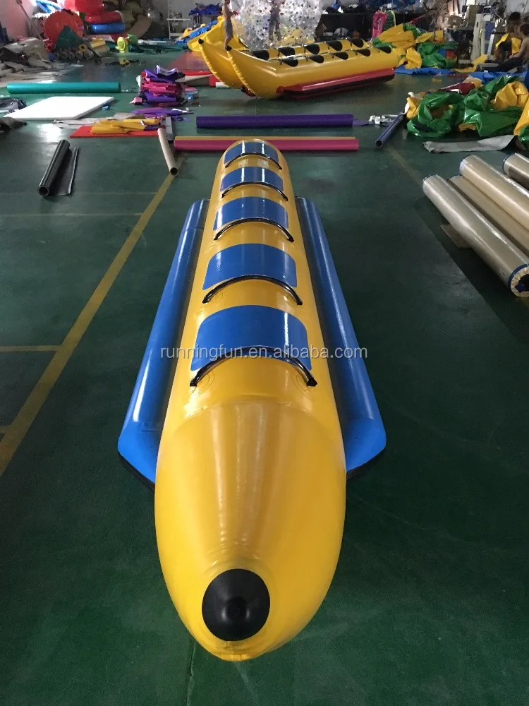 2022 Good quality inflatable banana boat for sale / 5 passengers inflatable water banana