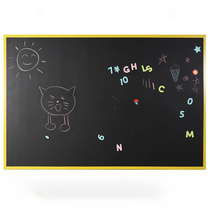 black/white self adhesive chalkboard wallpaper for kids