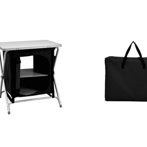 Outdoor Cupboard Wardrobe Coffee Aluminum  Travel Garden Patio Restaurant Garden Set Camping Folding Picnic Dining Table