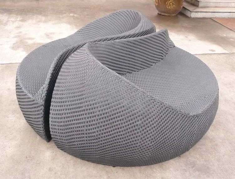 Factory Wholesale Rattan Wicker Pool Beach Sun Loungers Chairs For Relax