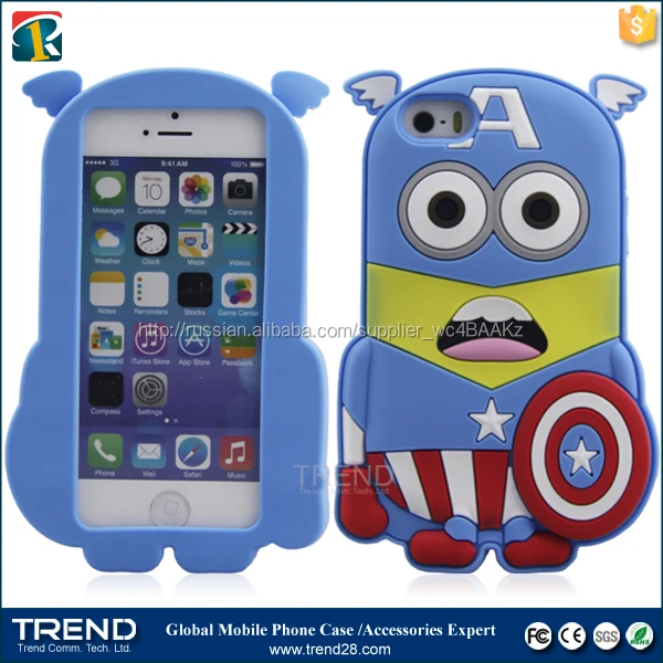 Прохладный капитан америка кремния чехол для iphone 5 5S