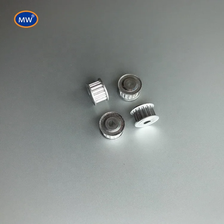 Stock mw high quality aluminium 3m 16T with d hole synchronous belt pulley for robot timing pulley for motor