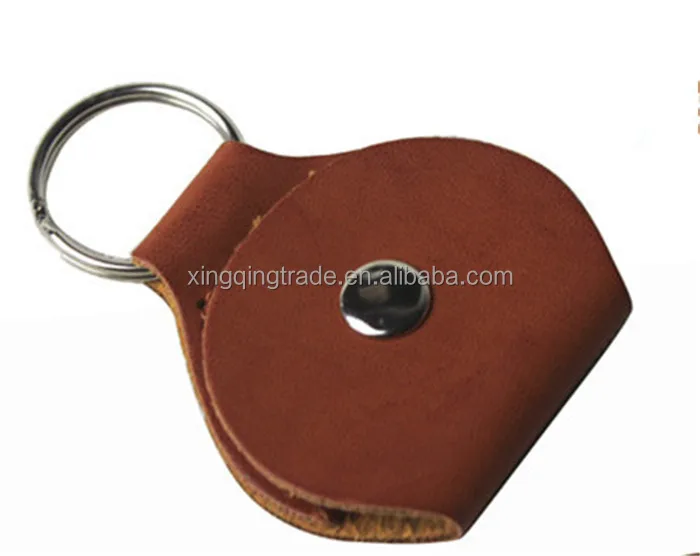 PU Leather Key Chain Guitar Picks Holder bag soft Case