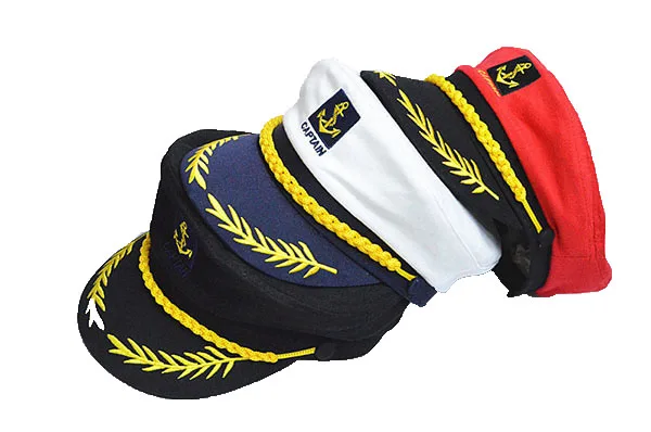 Custom White Captain Sailor Hat For Sale