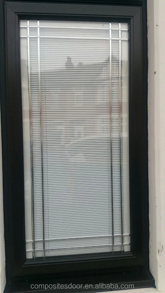door and aluminum magnetic integrated blinds window