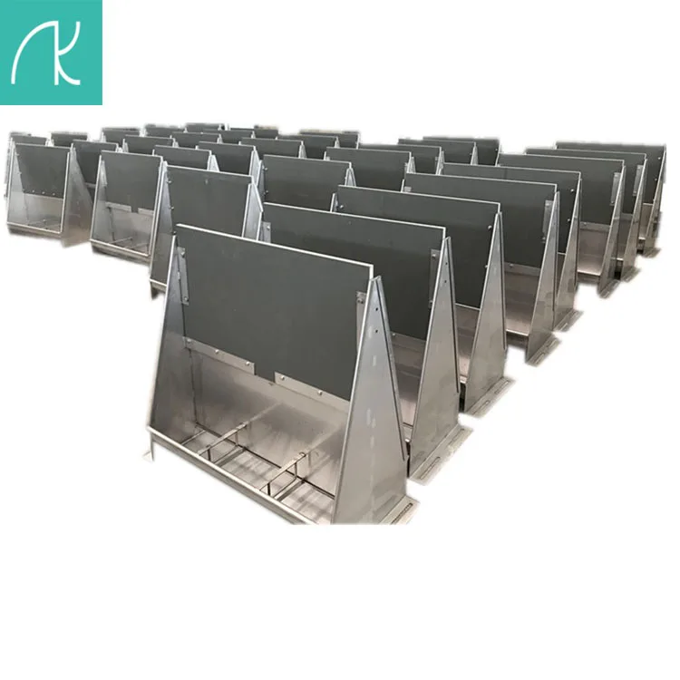Stainless steel pig feeders pig equipment with many size