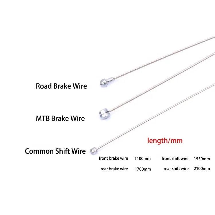
ZOYOSPORTS Mountain Road Shifter Brake Gear Bike Galvanize Cable Line MTB Bicycle Steel Derailleur Speed Line Inner Wire 