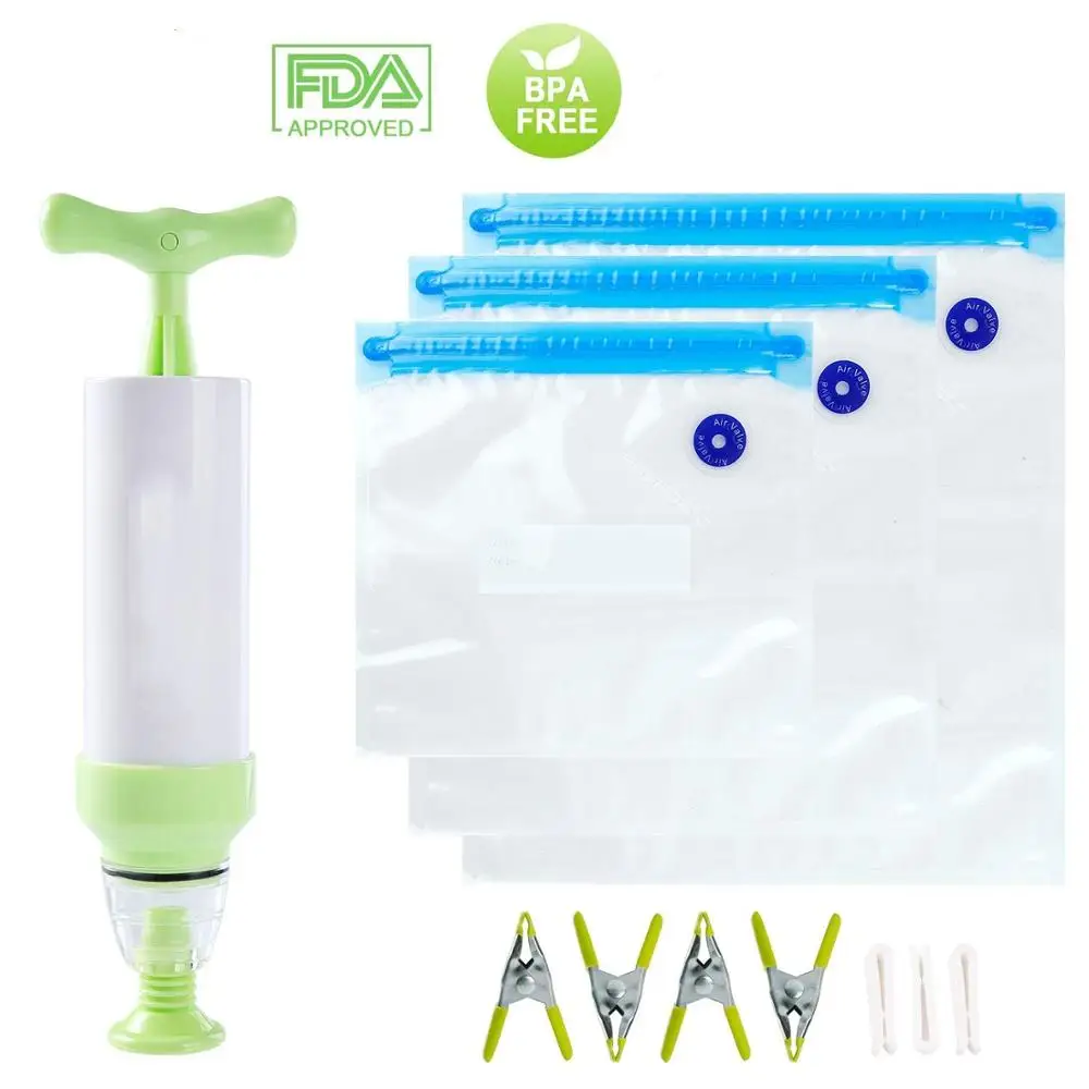 Vacuum Sealed Sous Vide Bags Kit For Anova and Joule Cookers,30 Reusable BPA Free Sous Vide Bags