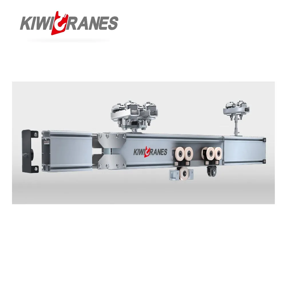 KK aluminum Enclosed track Profile Workstation Crane with lifting hoist 250kg