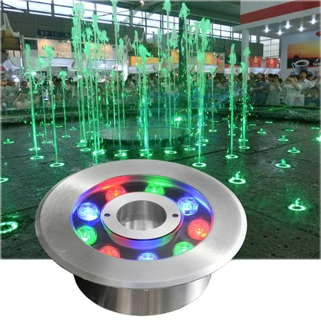 High power ip68 led ring underwater led light 18w fountain rgb led light 18w with CE Rohs certifications