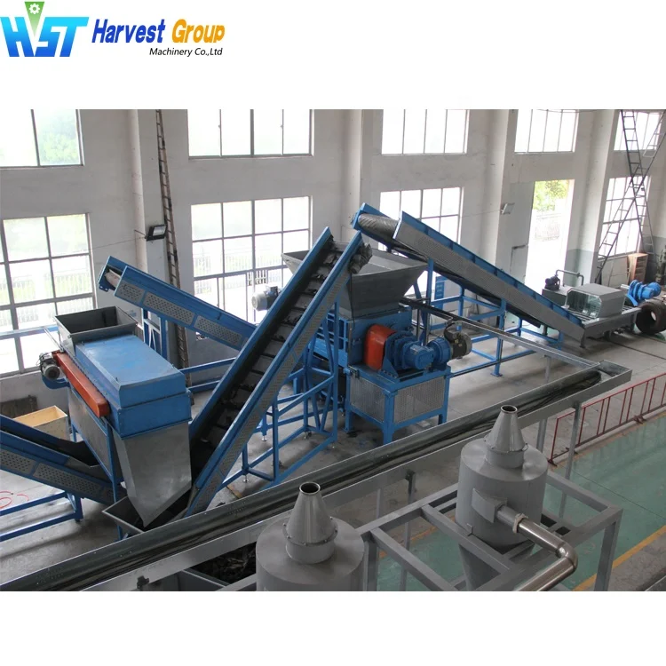 Used Tire Recycling Plant for rubber mulch