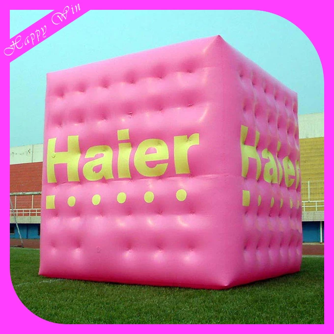 Inflatable Rubiks Cube with LED lighting 3d led cube