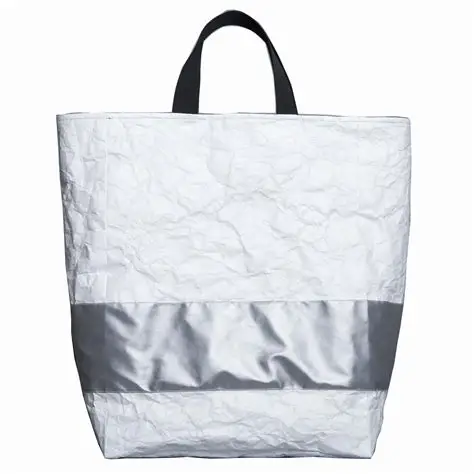 Summer Portable Ladies Tyvek Waterproof Solid Color Shoulder Handbags Women Large Casual Shopping Totes Handheld Top-handle Bags