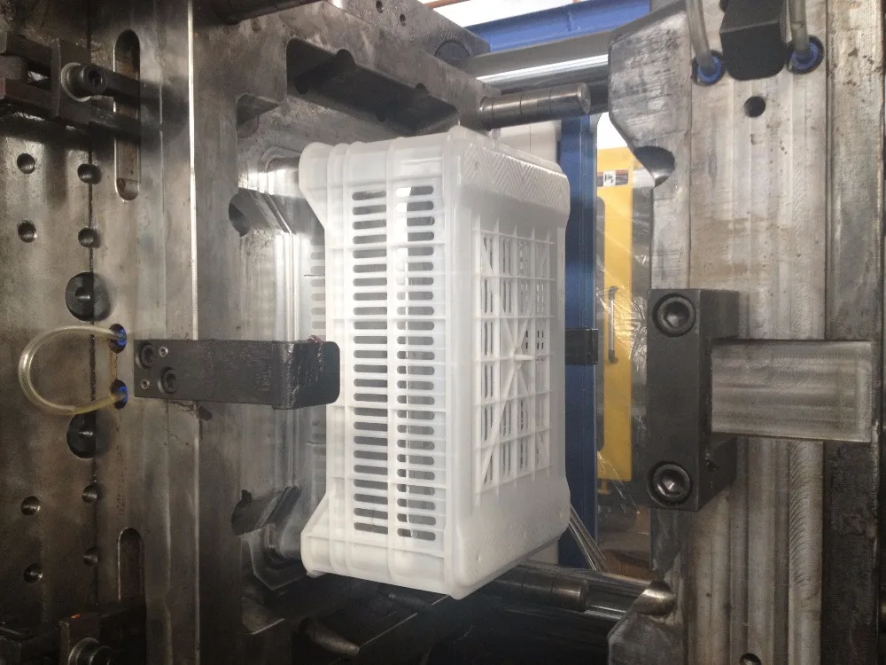 Fast speed 550t 5500kn plastic injection machine making machinery for storage box fruit vegetable crate